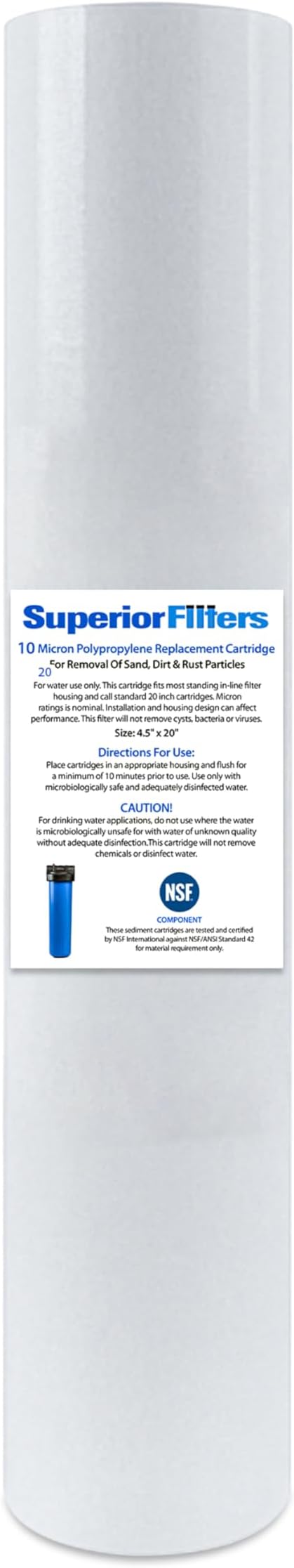 10 Micron Sediment Filter by SuperiorFilters