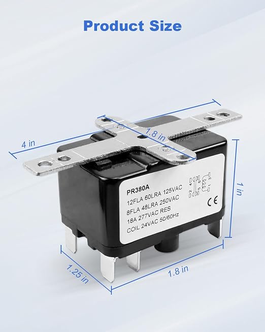 2 Pack 24V Fan Relay AC Switch SPST Fit - Image 3
