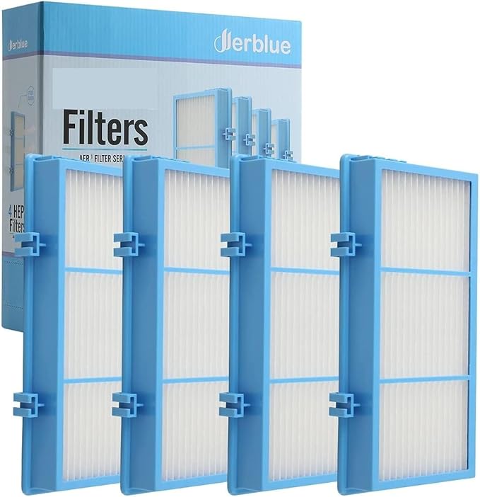 DerBlue 4pcs Replacement Filters Compatible by HOME