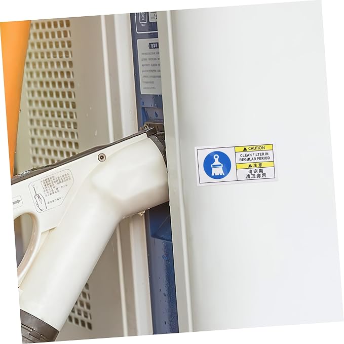 Zerodeko Weather Resistant Filter Cleaning Reminder Label - Image 7