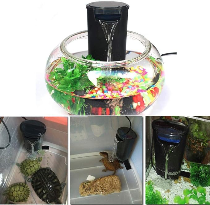 Aquarium Internal Filter for 3 to 20 Gallons Small Fish Tank Turtle Tank - Image 2