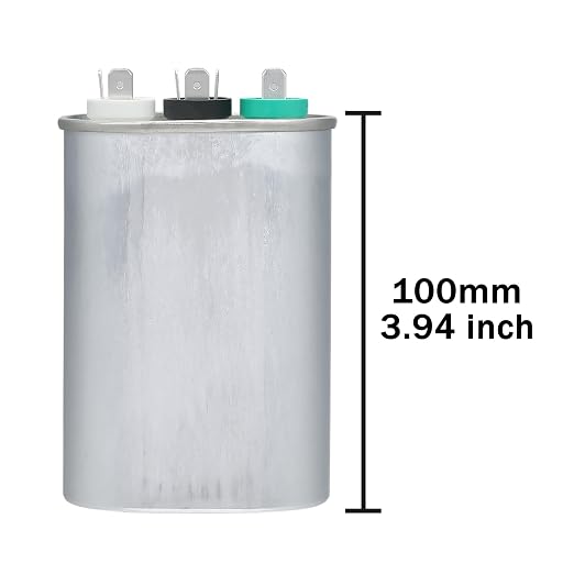 VEXUNGA 40/5 uF 40+5 MFD 370V 440V 450V Oval Dual Run Start AC Capacitor 40 5 - Image 2