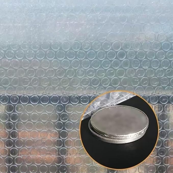 PVC Window Insulation Film 120x150cm Double Thickened 4mm Bubble Wrap Thermal - Image 4