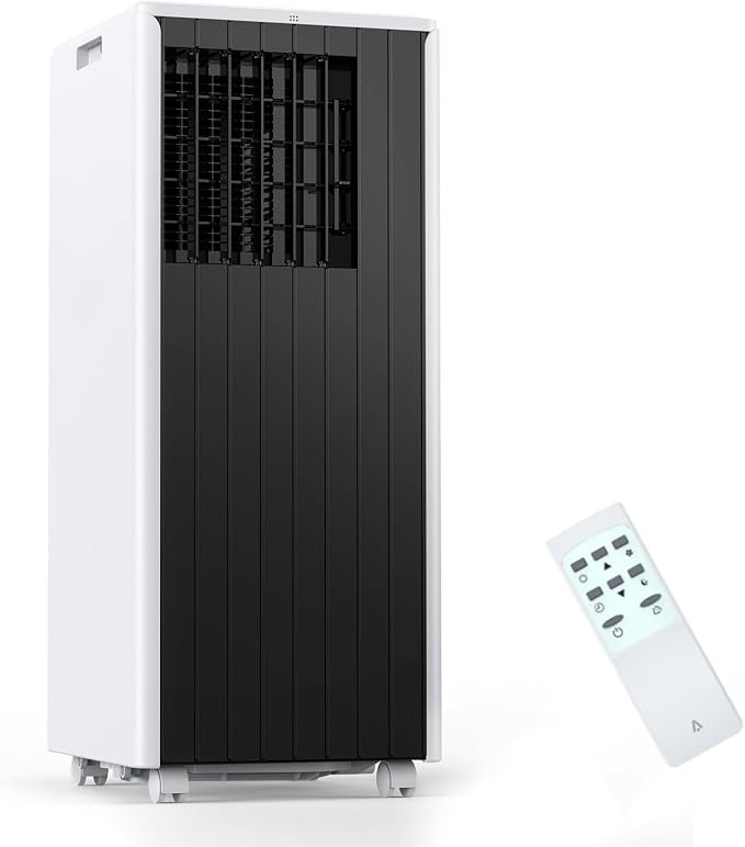 Portable AC Unit with 8000 BTU Cooling, Remote Control & 24-Hour Programmable by GarveeLife