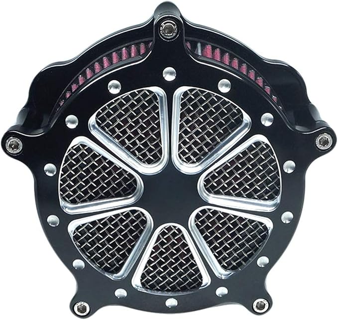 Air Filter Intake Cnc Cut Air Cleaner Venturi Motorcycle Chrome Kit by Unknown