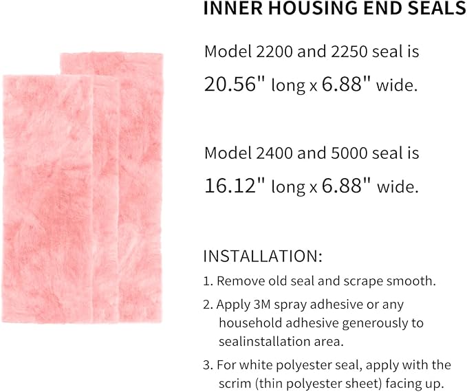 4725 Door Seal Kit for Aprilaire and Space-Gard Air Purifier Model 2200 - Image 4