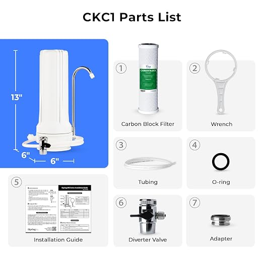 iSpring CKC1 Countertop Drinking Water Filtration System - Image 8