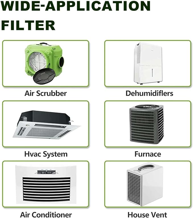 Furnace Filters 16x25x1 MERV 8, MPR 600, 4 Pack Air Filter - Image 6