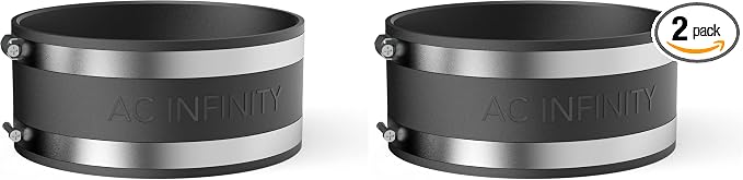 AC Infinity Noise Reduction Clamp 6-Inch, Duct Coupler by ACInfinity