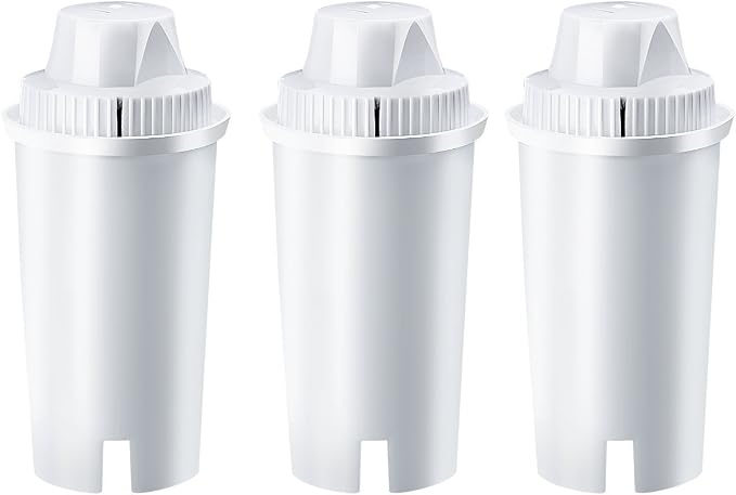 3 Pack Drop In Brita Style Alkaline Water Filter Replacement 7 Stage Mineral - Image 2