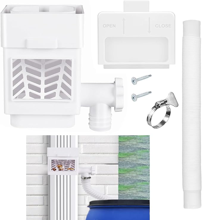 Rain Barrel Diverter Kit, Downspout Diverter Fits by MISDENK