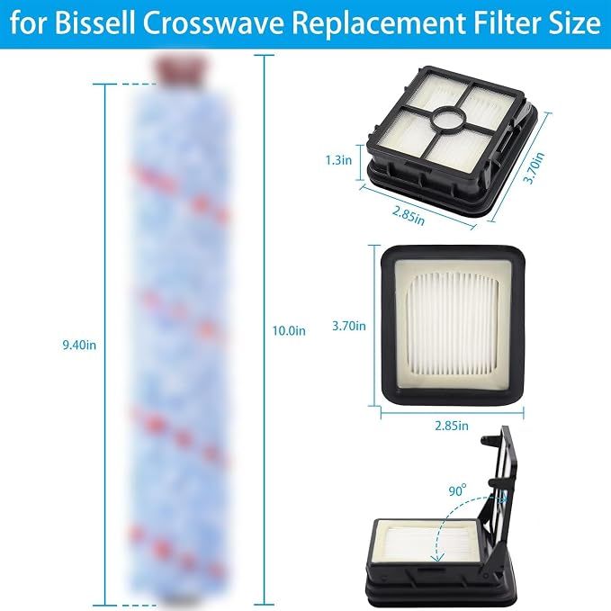 for Bissell CrossWave Vacuum Cleaner Replacement Parts 2 Pack 1868 Bissell - Image 2