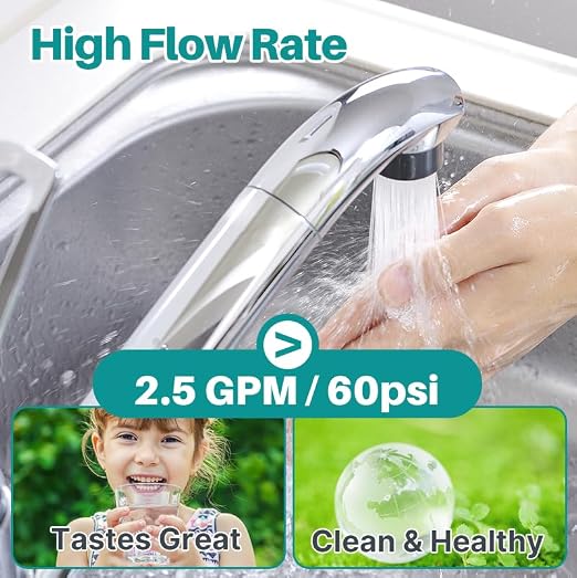 ICEPURE WFS5300A-20 5 Years or 40K Gallons Under Sink Water Filtration System - Image 6