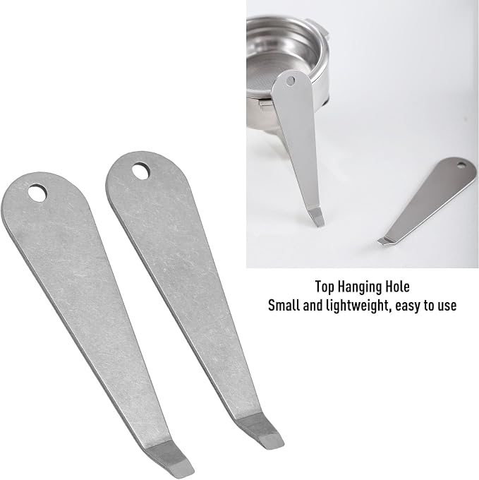 AUNMAS 3pcs Portafilter Basket Pry Removal Tool, Stainless Steel Ergonomic - Image 6