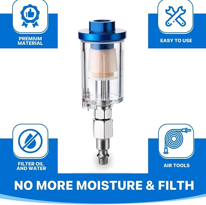 Air Compressor Moisture Separator Filter, - Image 2