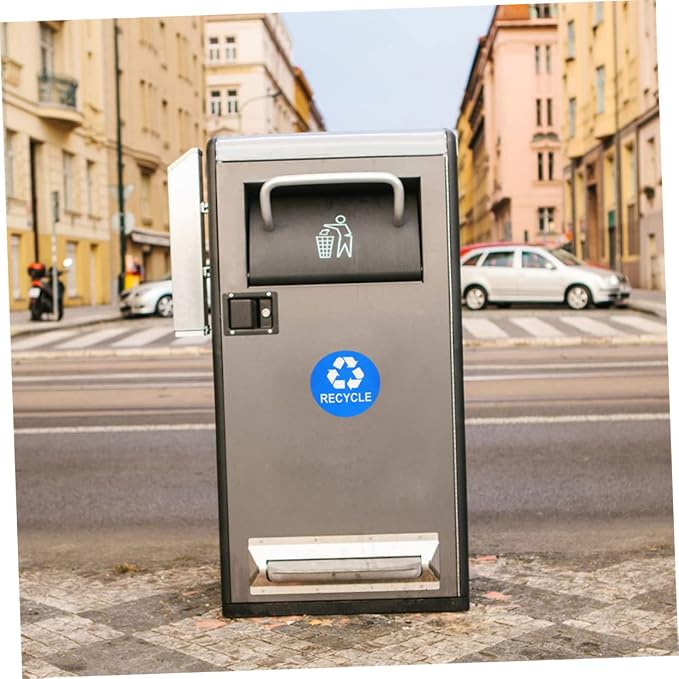 8pcs Trash Can Bathroom Labels Waste Sorting Stickers Garbage Classification - Image 6