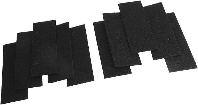 10Pcs Ceiling Fan Blade Filters Self Adhesive Rectangular Coconut Carbon - Image 9
