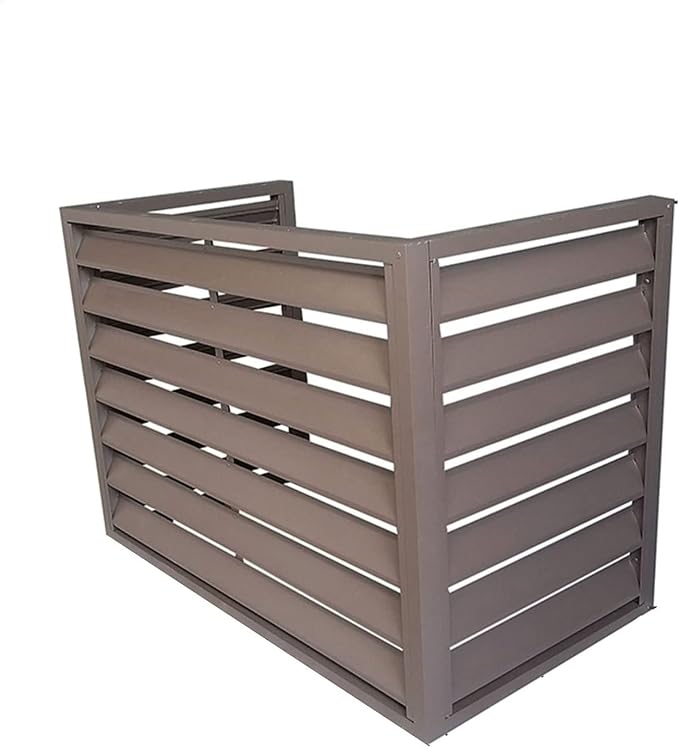 Freestanding Louvered Space Divider, outdoor garbage can enclosures, balcony by Unknown