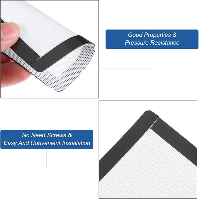 MECCANIXITY 3PCS PC Dust Filter, 100x100mm Magnetic Frame PVC Computer Case - Image 4