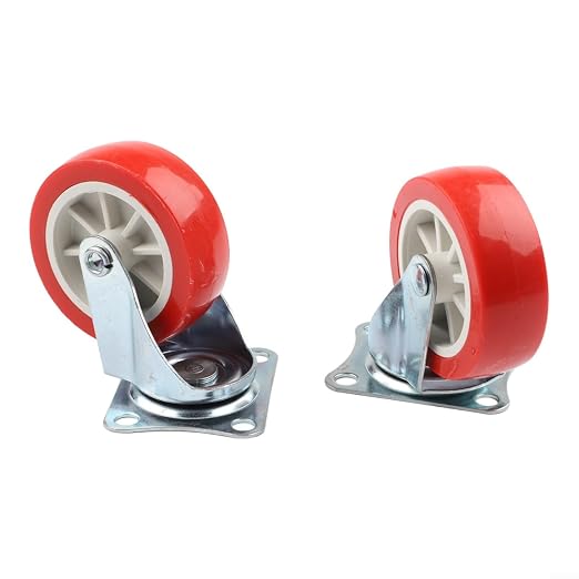 Set Of 4 Swivel Casters Polyurethane Wheels Workbenches, Tool Chests, And - Image 7