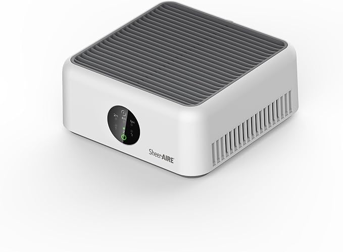 Home HEPA Air Purifier 3 Speed Control, 2/4/8H Timer, Filter Indicator by SheerAIRE