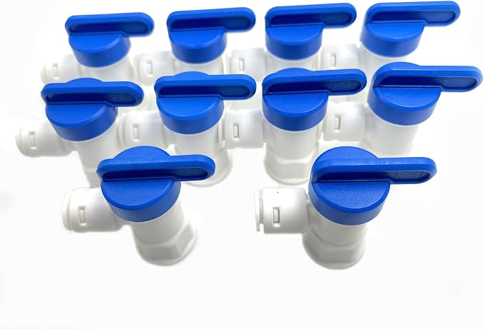 10pcs 1/4 inch FNPT to 1/4" Tank Ball Valve - Image 2