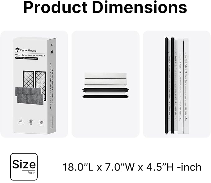 HEPA Carbon Air Filter Kit Compatible - Image 7