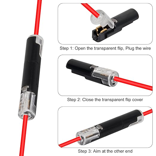 AITRIP 100PCS Single Wire Connector, 1 Wire Plug in Connector - Image 3