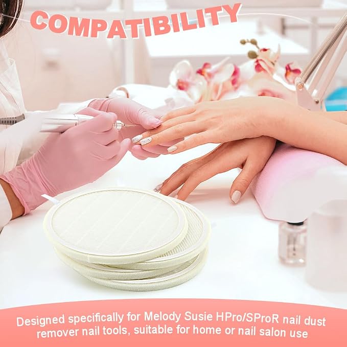 4 Pack Nail Dust Collector Replacement Filter - Image 5