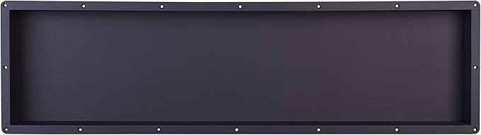 Huge Ready for Tile Waterproof Leak Proof 14" x 50" Bathroom Recessed Shower Niche - Single Bathroom Shelf Organizer Storage for Shampoo & Toiletry Storage - Flush Mount Installation, Black