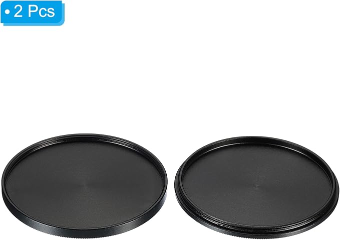 PATIKIL 55mm Lens Cap, 2 Pack Camera Lens Cap Cover Universal Front Metal Lens - Image 3