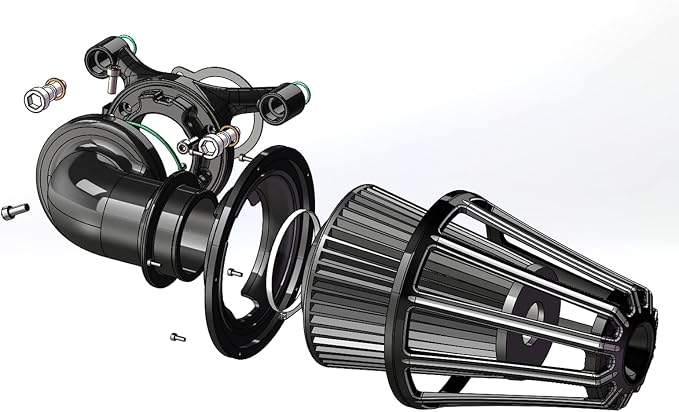 Big Sucker cone Air filter intake by ForHarleyAccessories