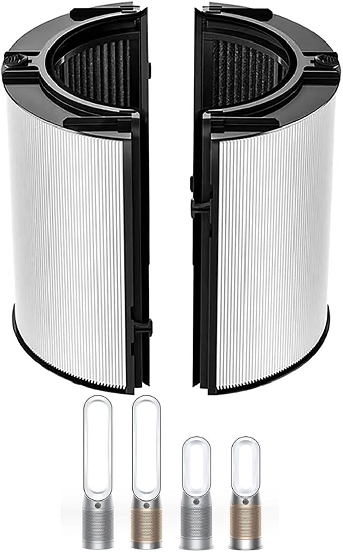 360° Combi Glass 2-in-1 HEPA+Carbon Replacement Filter by Amalfy