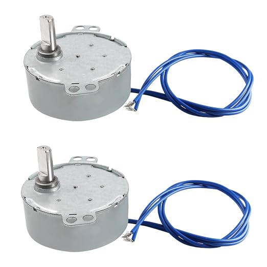 Fielect 2Pcs Synchronous Motor AC 110V 15-18RPM Turntable Motor CW Direction 4W by Fielect