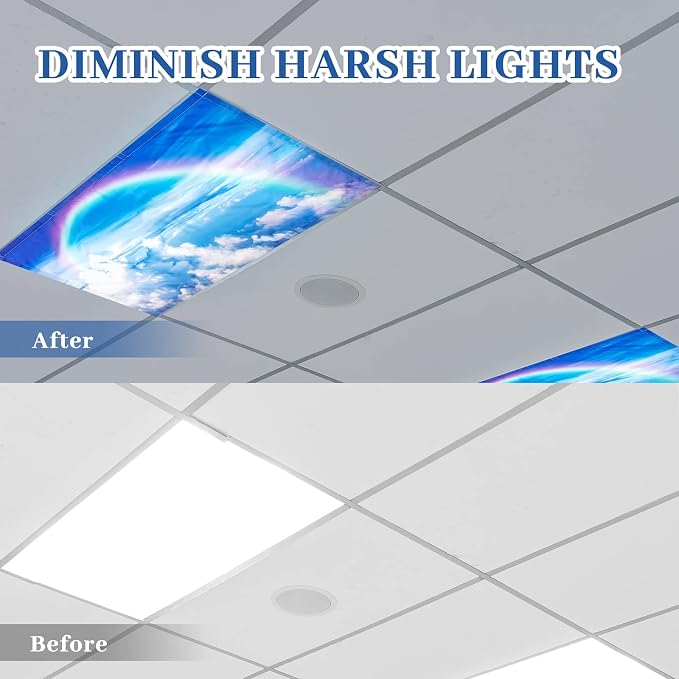Hortsun 6 Pcs Fluorescent Light Covers - Image 3