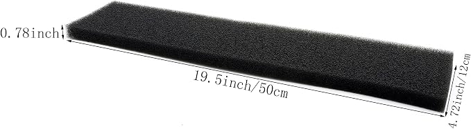 ALEGI Aquarium Filter Sponge Pad 30PPI / 40PPI / 60PPI Bio Sponge Filter Media - Image 3