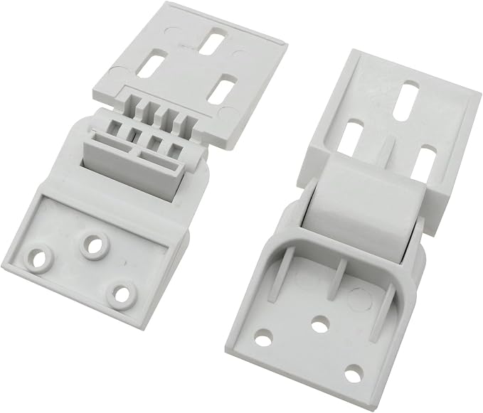 2 PCS Freezer Plastic Hinges, 3 Holes, Compatible - Image 4