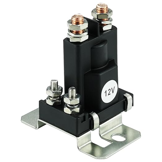 Continuous Duty Solenoid 12V 80Amp Battery Isolator Relay Compatible by ADORISH