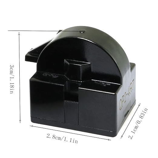 2-Pack QP2-4.7 PTC Refrigerator Start Relay Replacement 1 Pin Wine Centers - Image 3