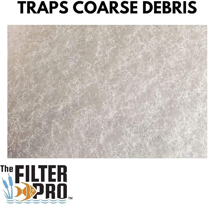 Beige Coarse Filter Media, 1.25" Thick, Ponds or Water Gardens, Made in USA - Image 4