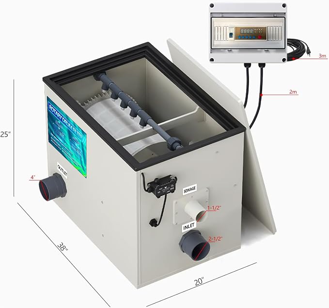 Rotary Drum Filter, Canister Filter, RDF Fully Automatic Water Self-Cleaning - Image 4