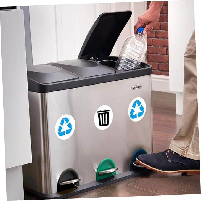 DECHOUS 1set Self-Adhesive Garbage Sorting Label Stickers of Waste Container - Image 8