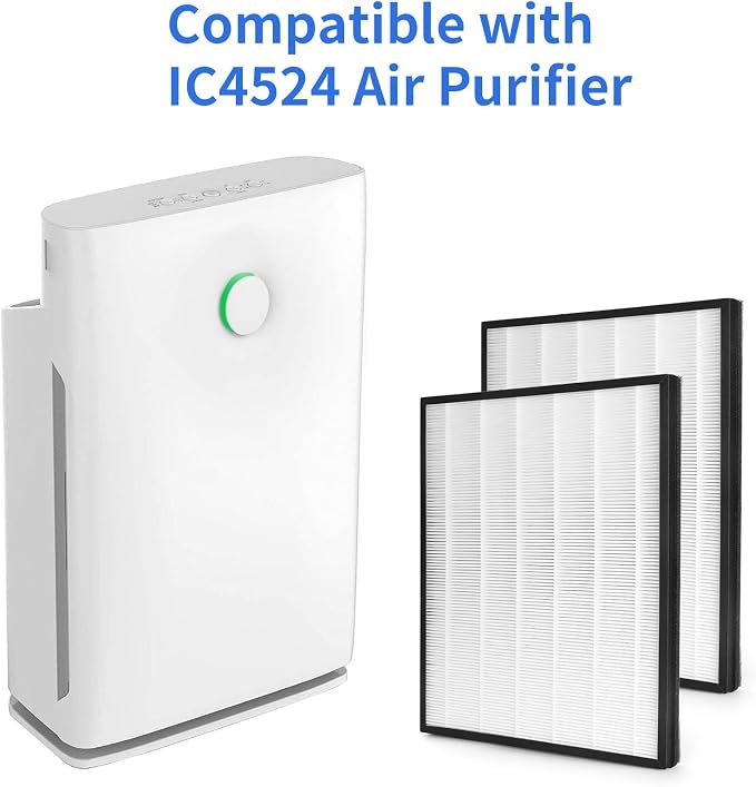 2 Packs H13 True HEPA Replacement Filter Compatible - Image 2