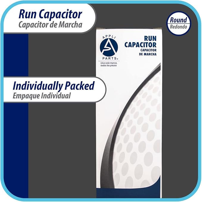 Appli Parts Run Capacitor for ac 4 Mfd uF 370 VAC or 450 VAC CBB65 Round - Image 8