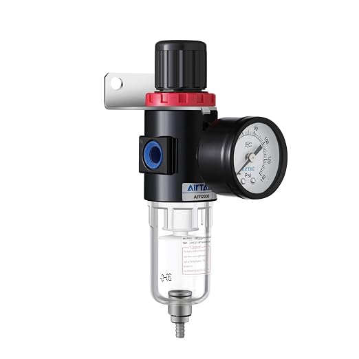 Compressed Air Pressure Filter Regulator Airtac AFR2000 1/4'' NPT 0-140 PSI by Unknown