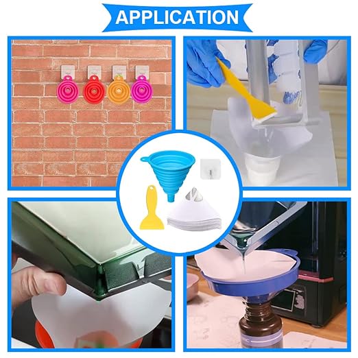 DAOKI 100 Pcs Paper Paint Filters 100 Micron Disposable Paint Paper Strainers - Image 6