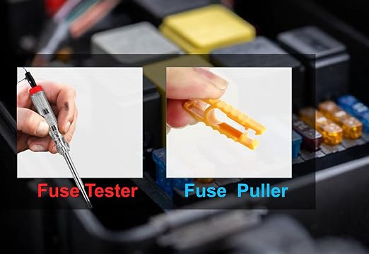 120Pcs Car Fuse Kit with Tester & Puller, Mini Car Fuses Assortment Kit – 12V - Image 3
