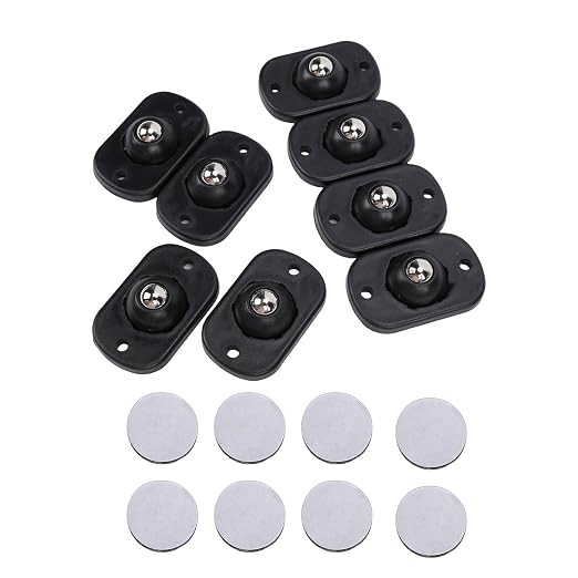 FTVOGUE 8 Pcs Self Adhesive Caster Wheels Appliance Roller Furniture Casters - Image 4