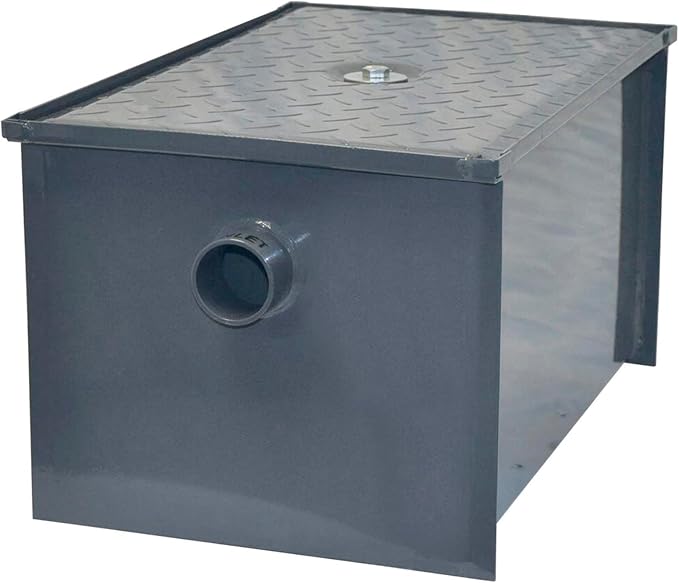 20 LB Carbon Steel Grease Trap Interceptor by AmGood