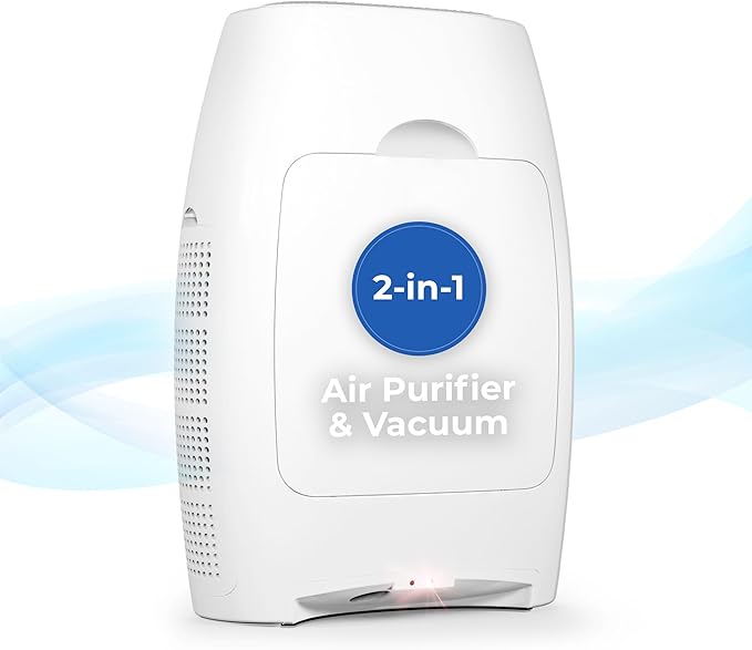 EyeVac Air 2-in-1 HEPA Air Purifier & Touchless Vacuum Automatic Dustpan by EYE-VAC